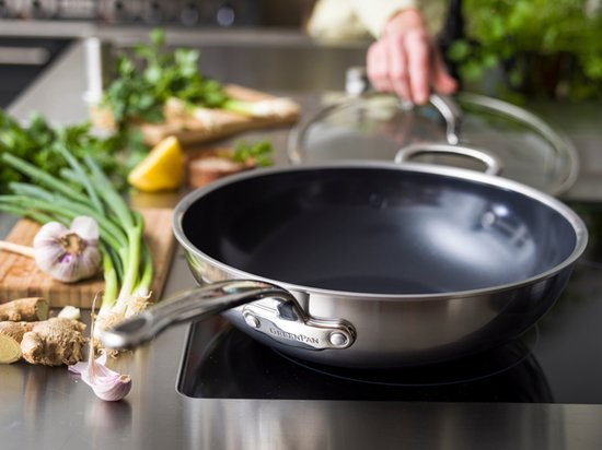 Wok GreenPan Premiere 30 cm – sans PFAS