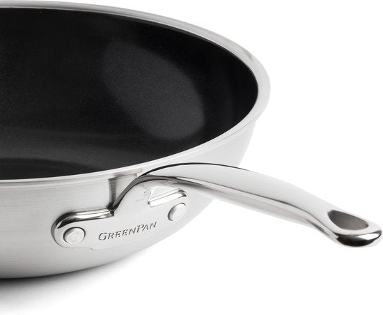 Wok GreenPan Premiere 30 cm – sans PFAS