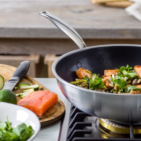 Wok GreenPan Premiere 30 cm – sans PFAS