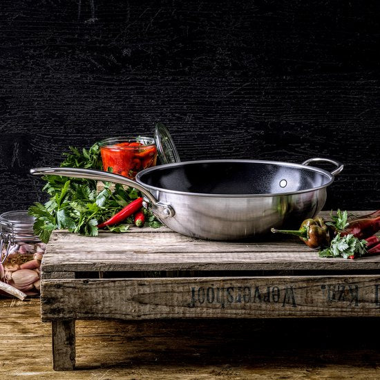 Wok GreenPan Premiere 30 cm – sans PFAS