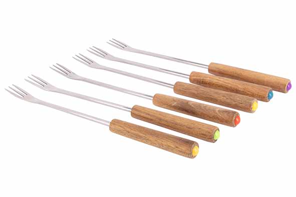 Cosy & Trendy Aspen Fondueset Ø20,5 cm – Stoneware – 6 personen