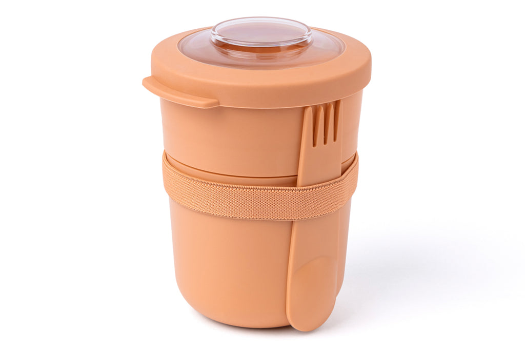 AMUSE TYLLA FOODBOWL DUO 450ML+150ML PEACH D10,4XH14,2CM