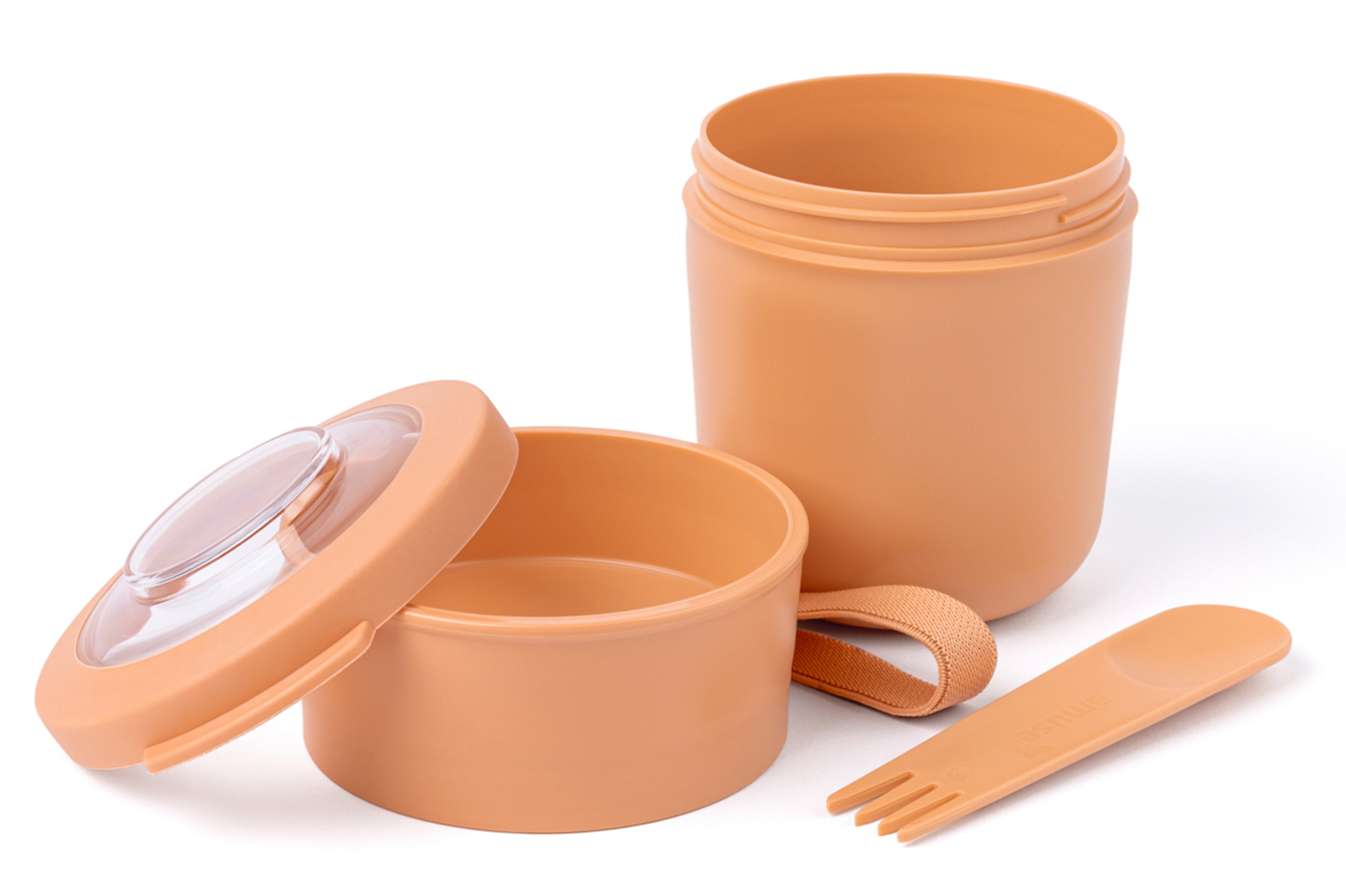 AMUSE TYLLA FOODBOWL DUO 450ML+150ML PEACH D10,4XH14,2CM