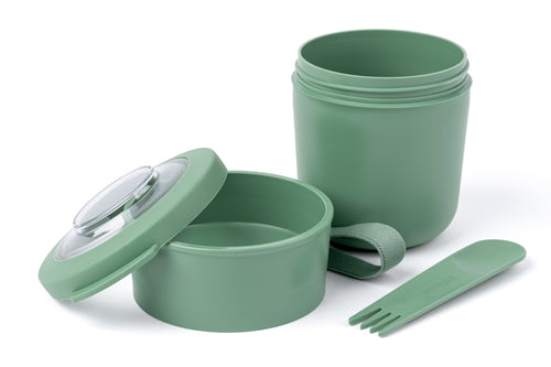 AMUSE TYLLA FOODBOWL DUO 450ML+150ML SAGE D10,4XH14,2CM