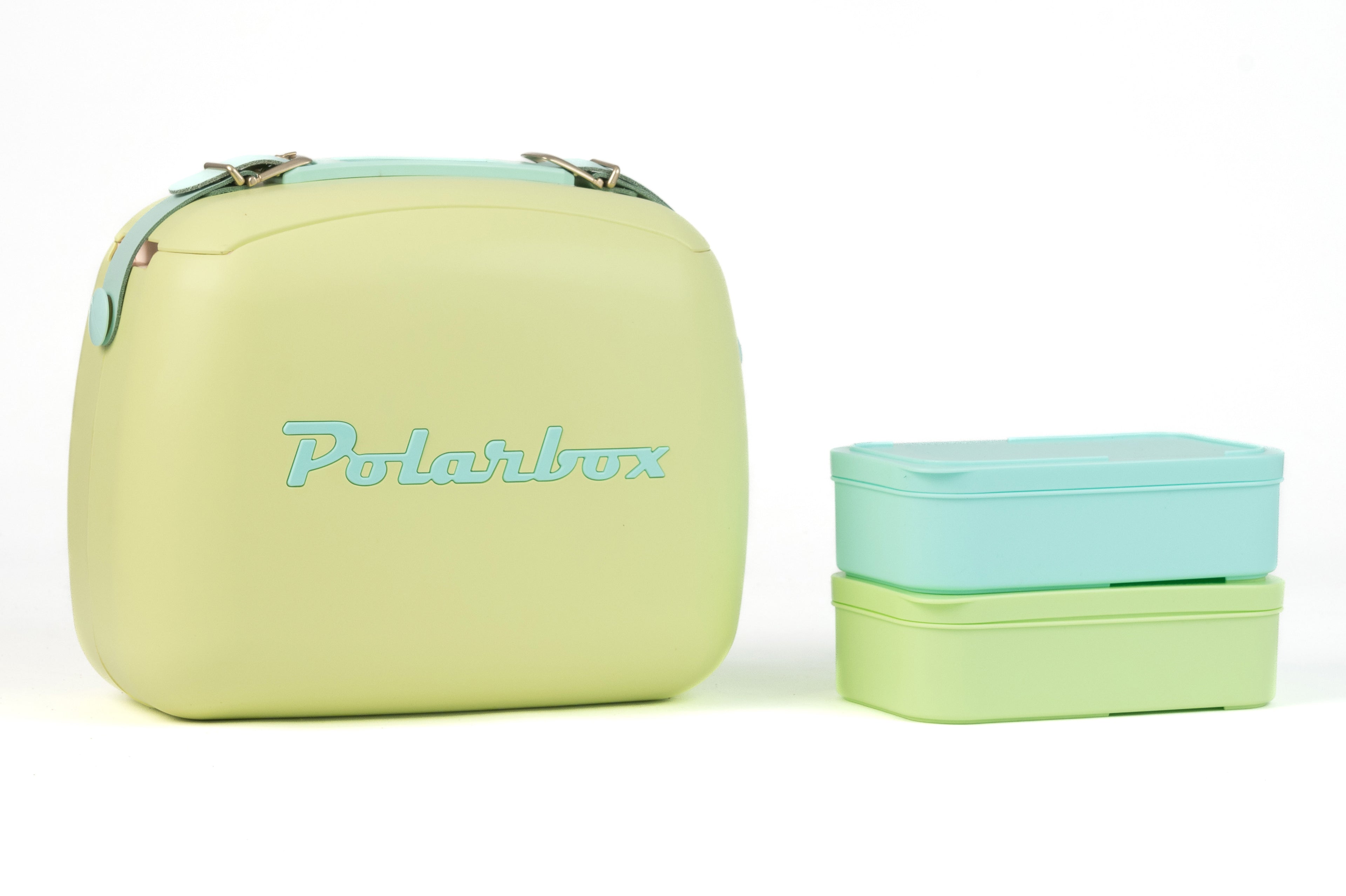 Glaçière Polarbox 6 L - vert citron - avec 2 boîtes à lunch