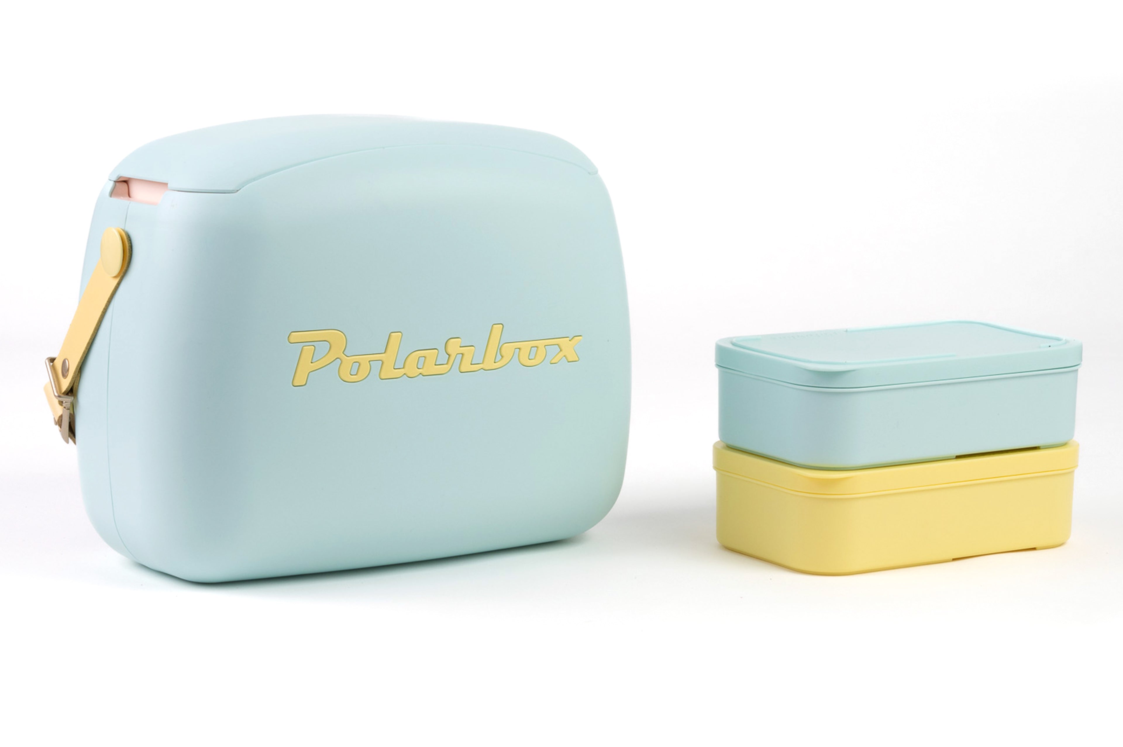 Polarbox koelbox 6L - sky blue - inclusief 2 lunchboxen