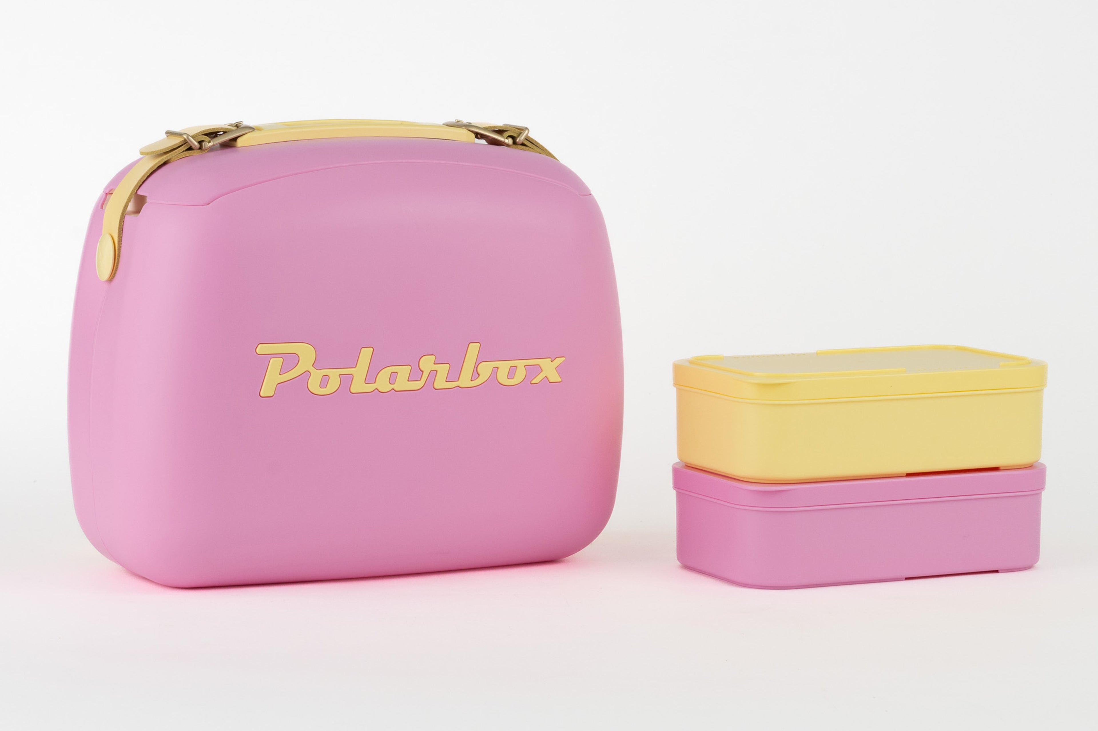 Glacière Polarbox 6L - jaune bubblegum - incluant 2 boîtes à lunch