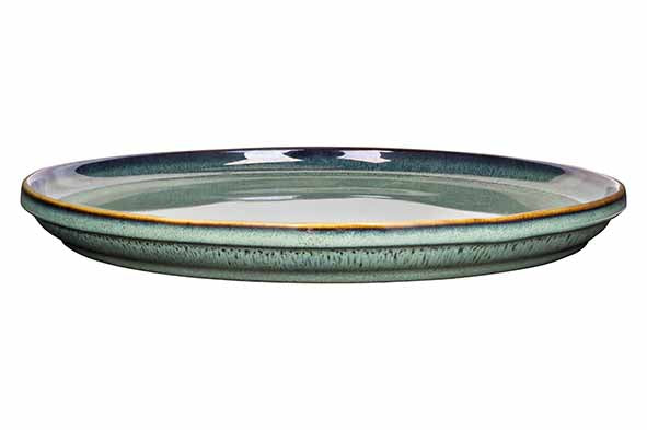 Cosy & Trendy Jade Green Flat Plate 27 cm - Set of 4 pieces