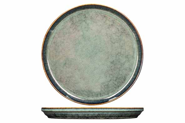 Cosy & Trendy Jade Green Dessert Plate 22.5 cm - Set of 4 pieces