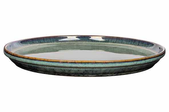 Cosy & Trendy Jade Green Dessert Plate 22.5 cm - Set of 4 pieces