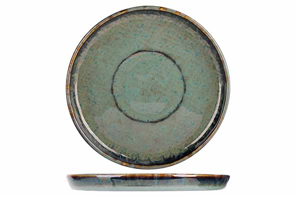 Cosy & Trendy Jade Verde Untertasse 15 cm – 6er-Set