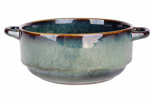 Cosy & Trendy Jade Verte Bol 15 cm - Lot de 4