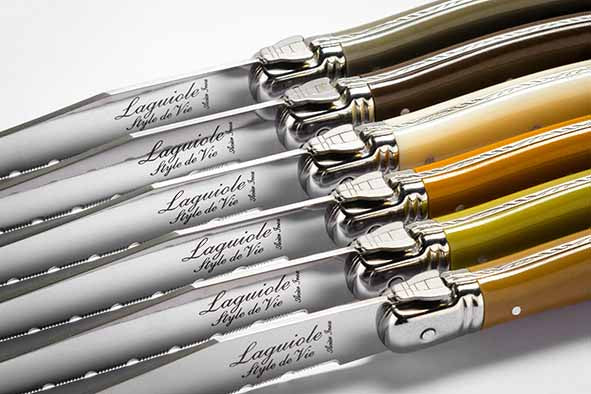Laguiole Style de Vie - Premium Line Steak Knife Treasure - Set of 6 pieces