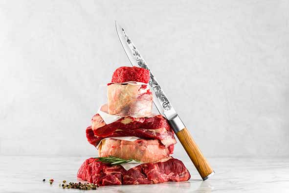 Forged Olive Meat Knife 20.5 cm