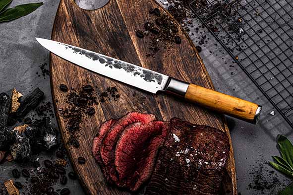 Forged Olive Meat Knife 20.5 cm