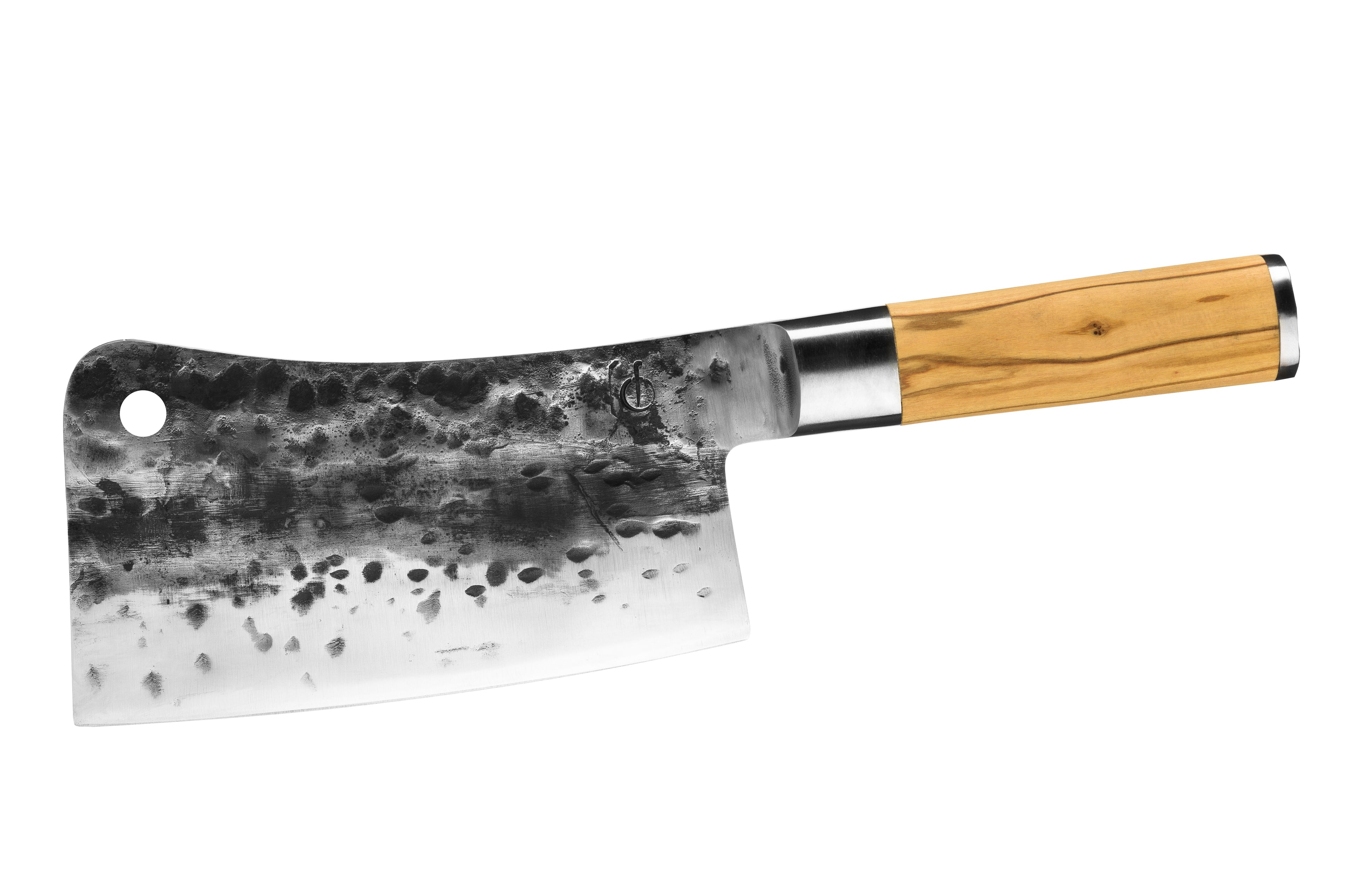 Geschmiedetes Oliven-Hackmesser 19 cm