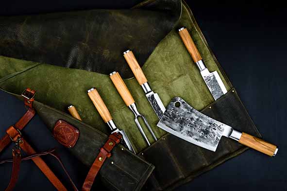 Forged Olive Chopping Knife 19 cm