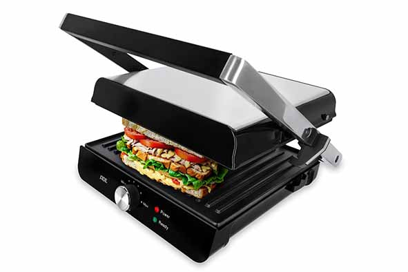 ADE - ELEKTRISCHE GRILL - REGELBARE TEMPERATUUR 180° VOUWBAAR