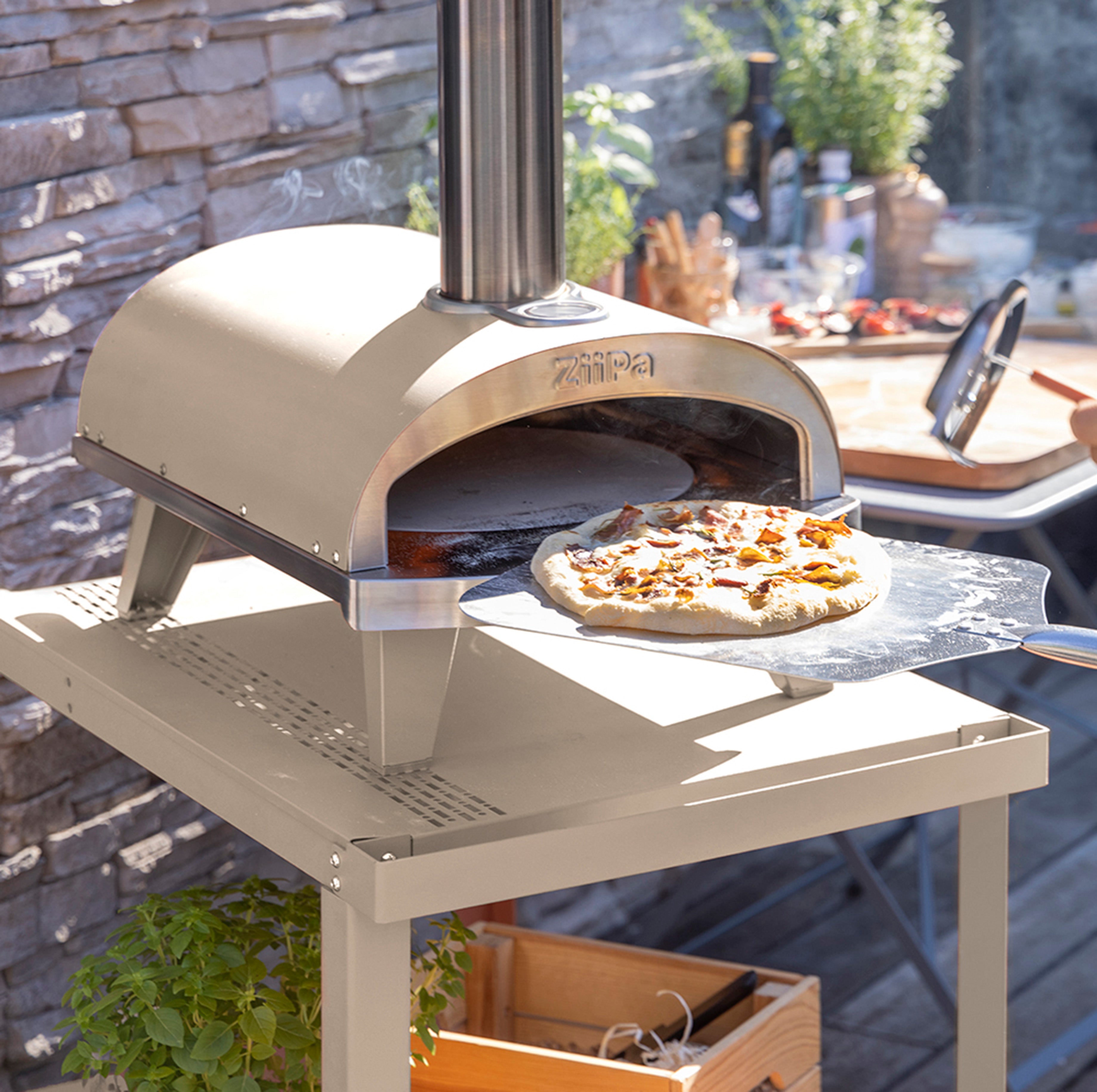 ZiiPa Piana Pizza Oven - Krijt - Pellets