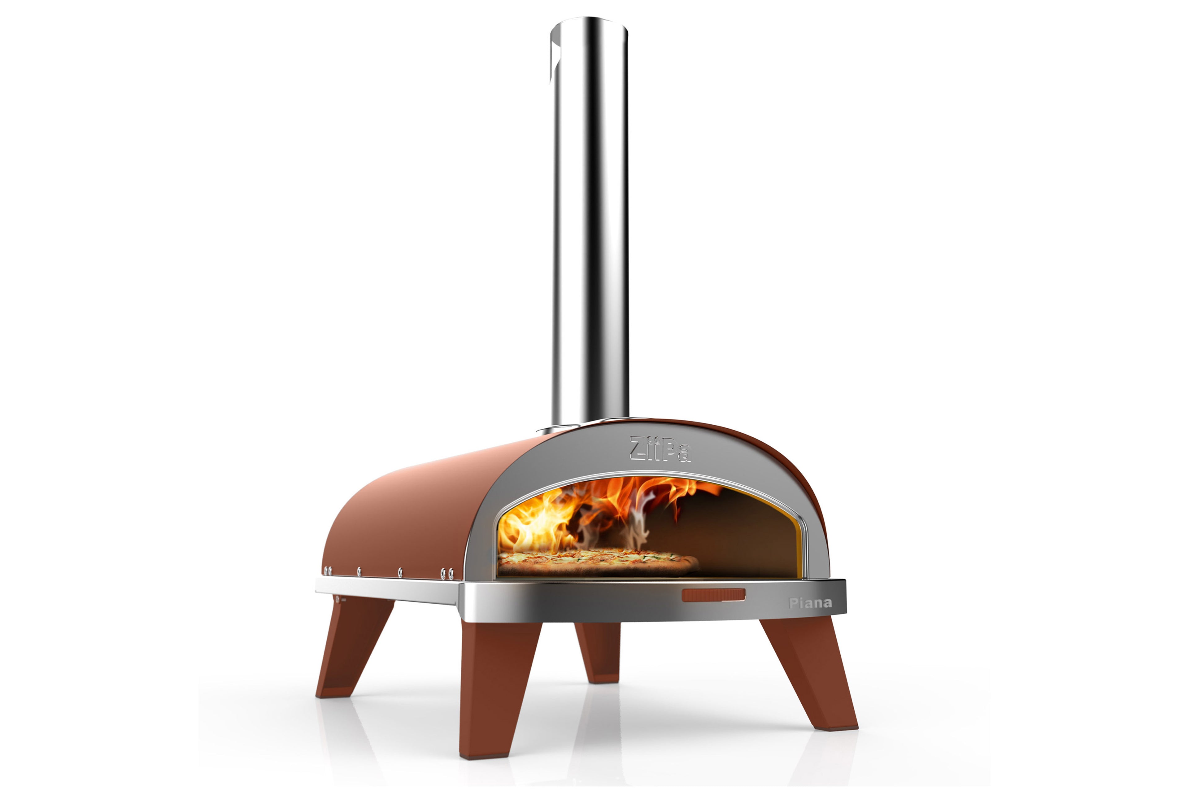 ZiiPa Piana Pizza Oven - Terracotta - Pellets