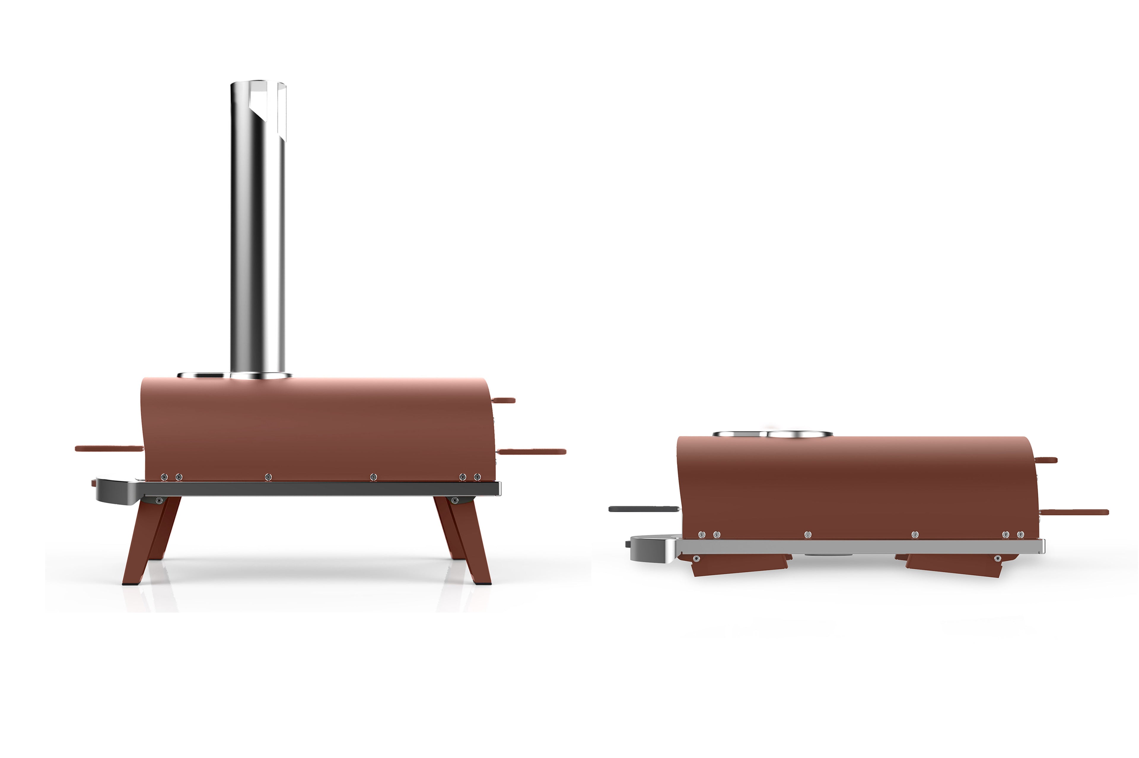 ZiiPa Piana Pizza Oven - Terracotta - Pellets