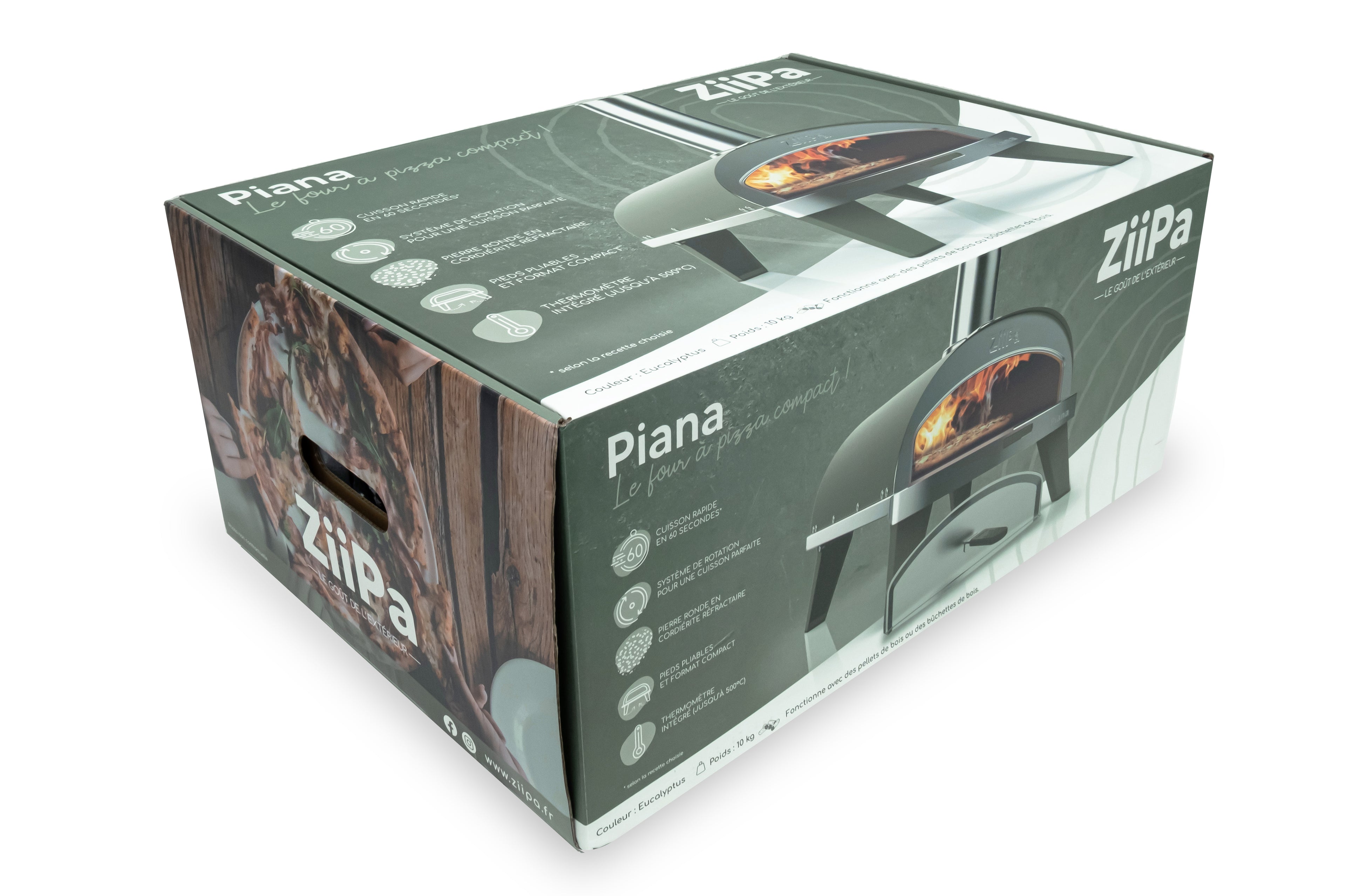 Four à pizza ZiiPa Piana - Eucalyptus - Granulés