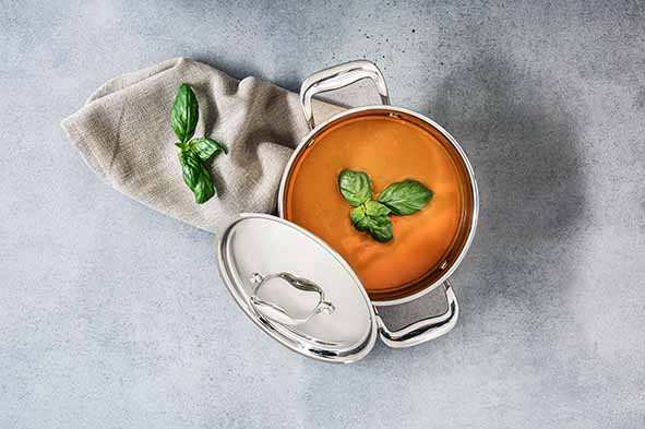 CLASSIC KOOKPOT D18CM 2.29L ROESTVRIJ STAAL ALLE VUREN