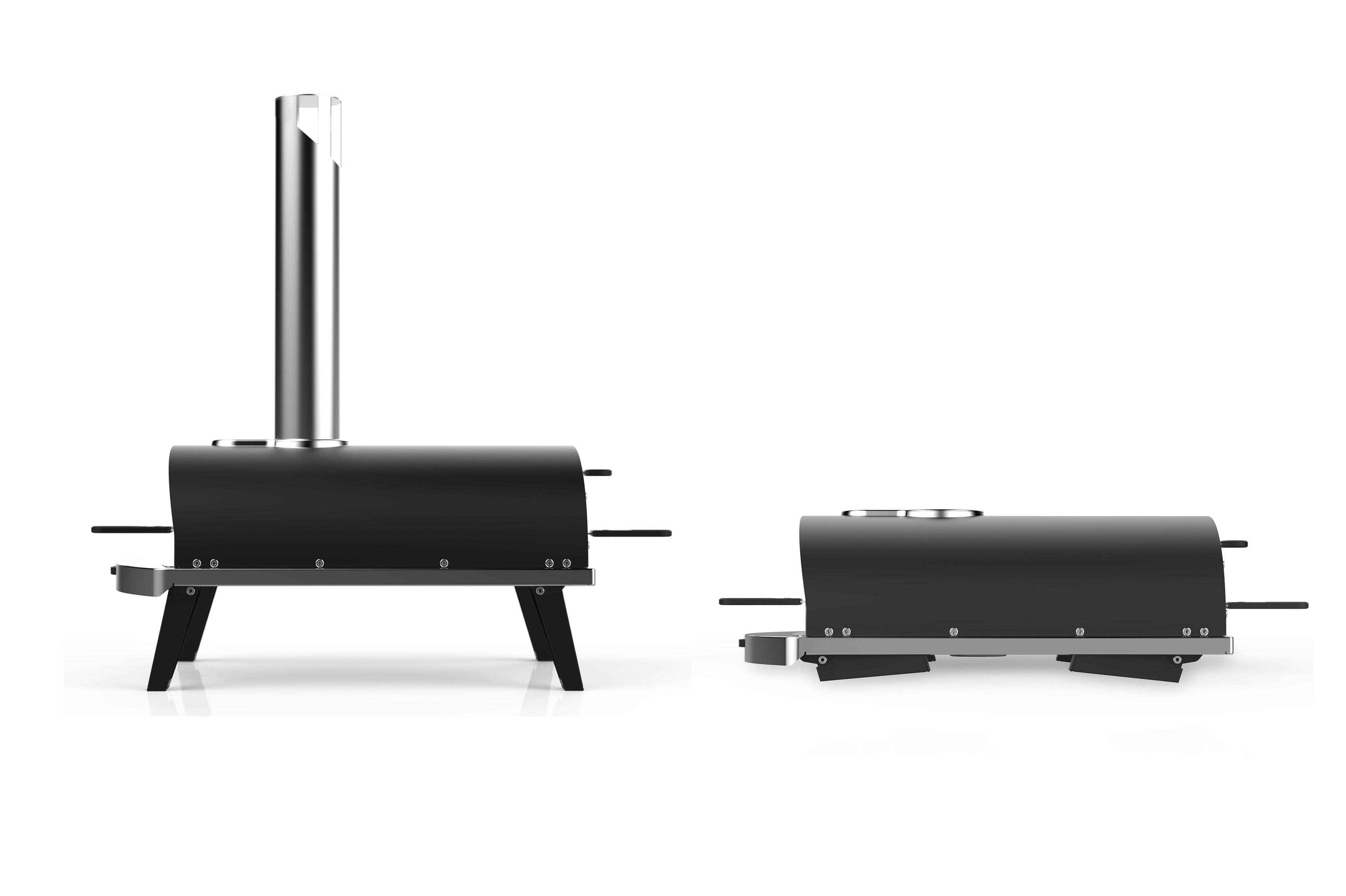 ZiiPa Piana Pizza Oven - Leisteen - Pellets