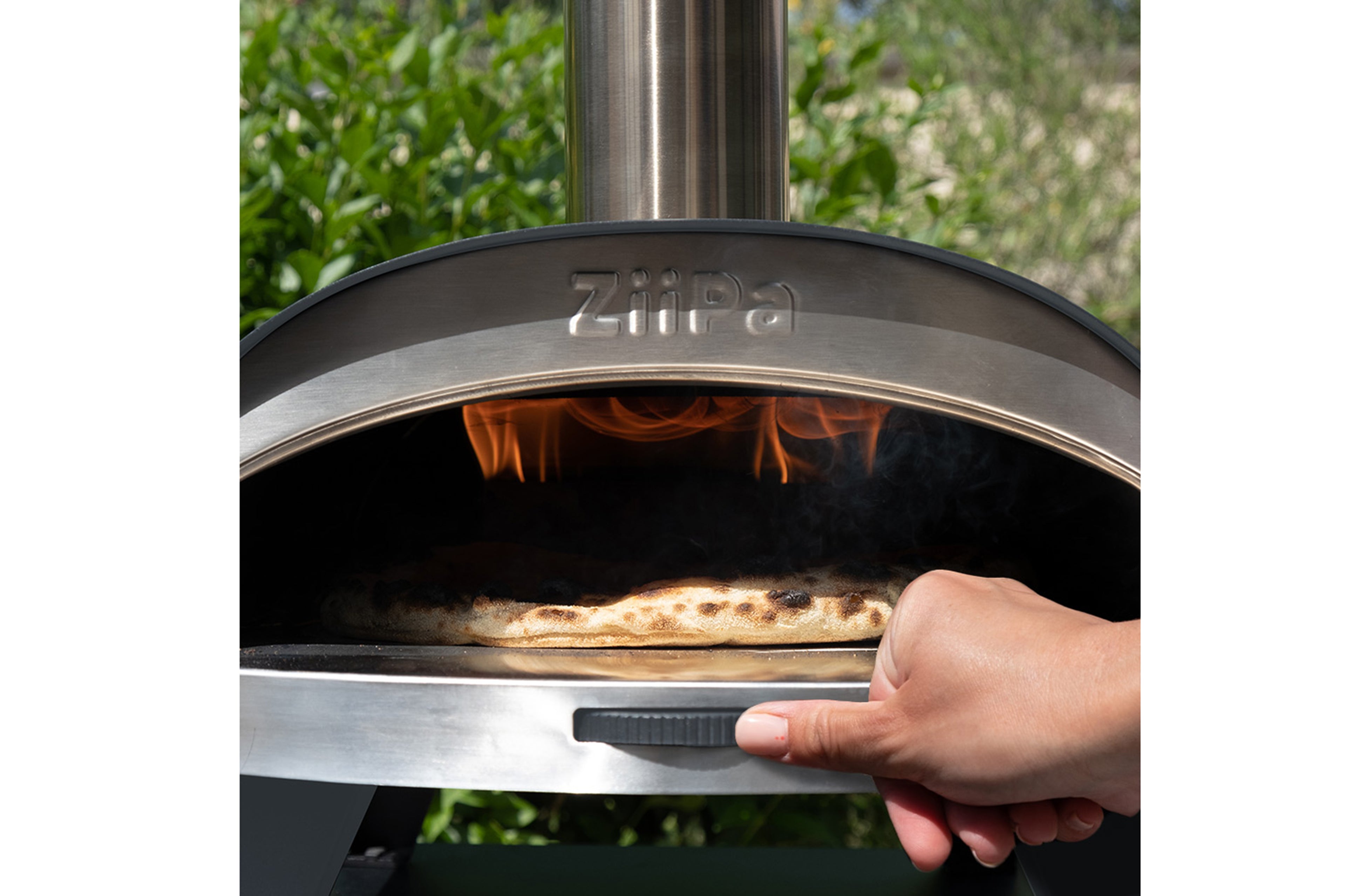 ZiiPa Piana Pizza Oven - Leisteen - Pellets
