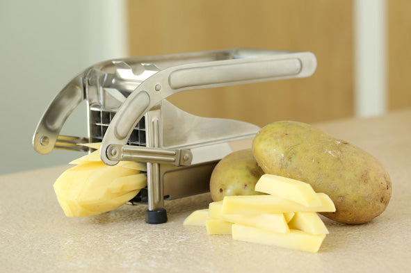 FRIETSNIJDER RVS 18/8 26.5X9XH12.5 VR FRIETEN 0.9 EN 1.1CM 36 EN 64 GAATJE