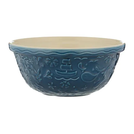 Nautical Mengkom – Ø 29 cm – Blauw – Keramische Beslagkom