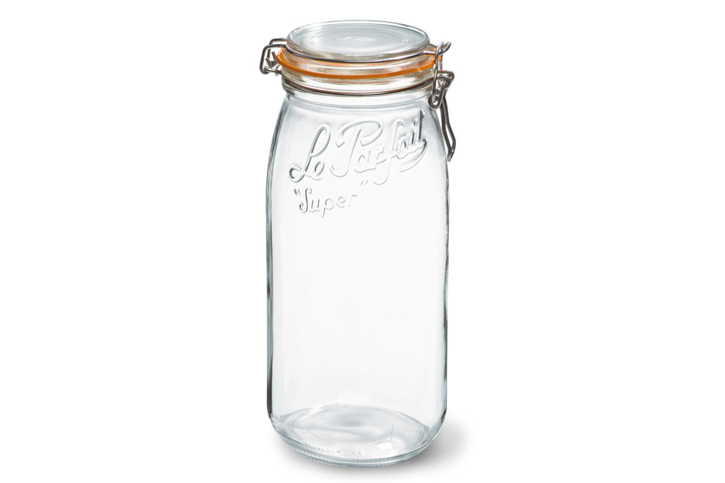 Le Parfait Super Inmaakbokaal 3 Liter – Set van 3