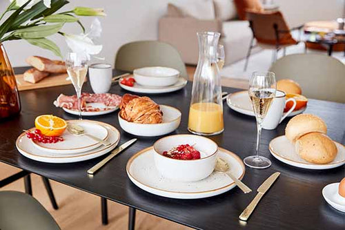 Baltic Vanilla Plat Bord Ø 27 cm – Set van 6 stuks