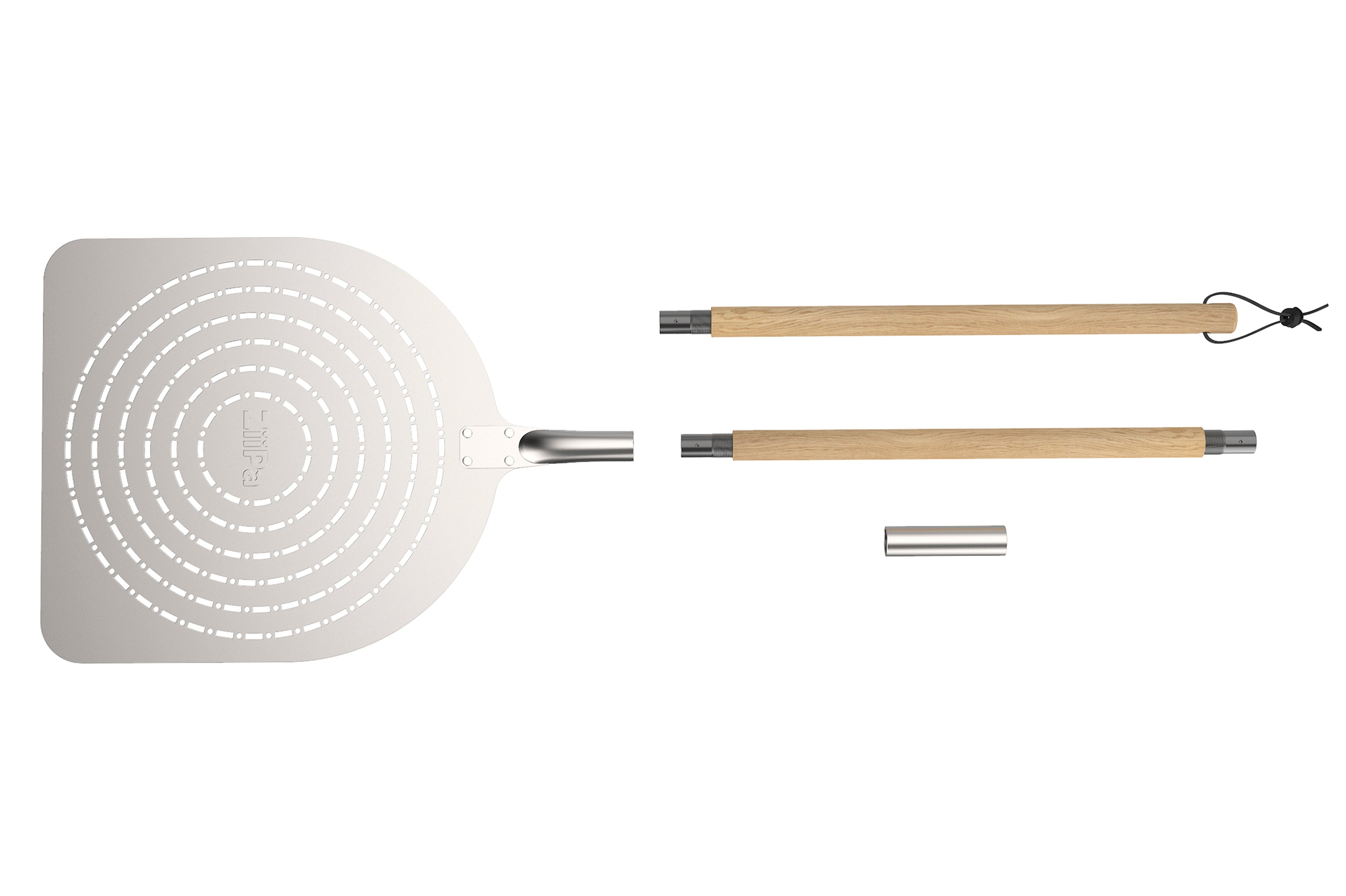 ZiiPa - LINA PIZZASCHEP GEPERFOREERD RECHTHOEKIG 129X38CM