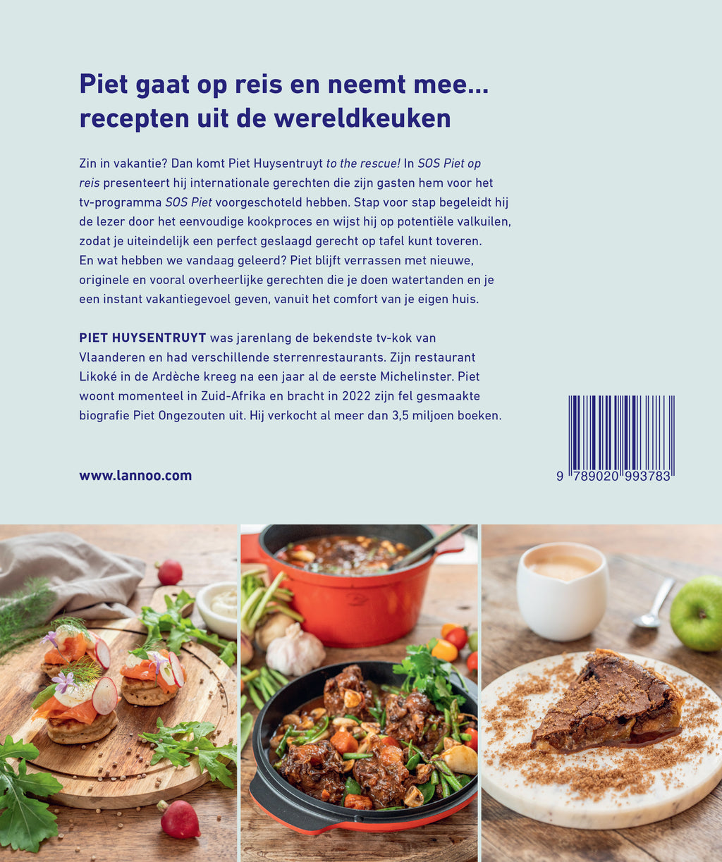 SOS Piet Op reis Met 55 recepten uit de wereldkeuken