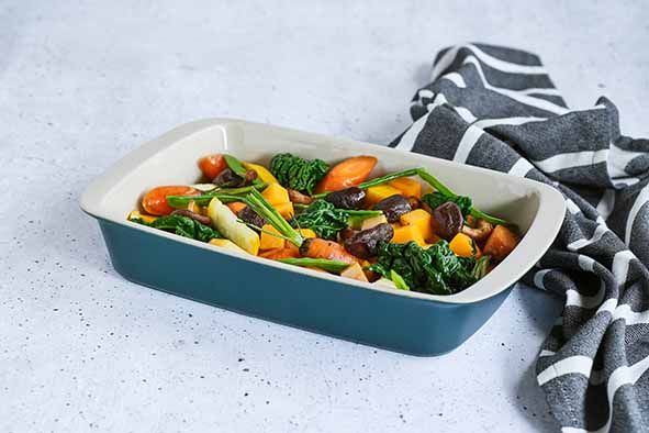 Cosy & Trendy Fontestic Green Heron Ovenschaal 34 × 21 cm – 2,3 liter