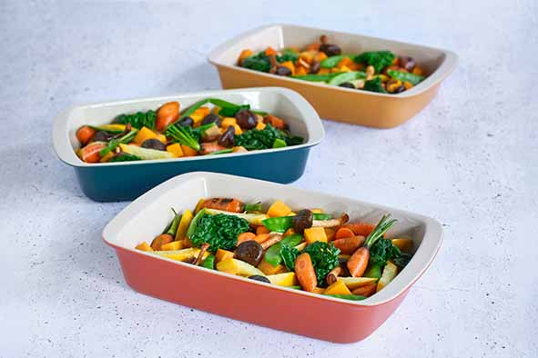 Cosy & Trendy Fontestic Green Heron Ovenschaal 34 × 21 cm – 2,3 liter