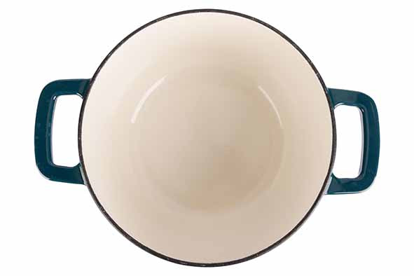 Cosy & Trendy Fontestic cast iron casserole 20 cm - 2.7L with lid (Green Heron)