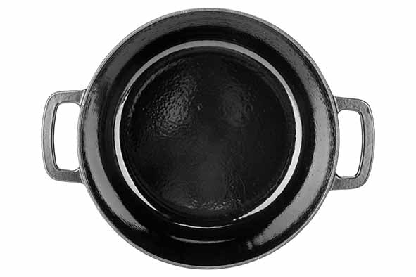 Cosy & Trendy Fontestic cast iron casserole 28 cm - 6.15 L with lid (Black)