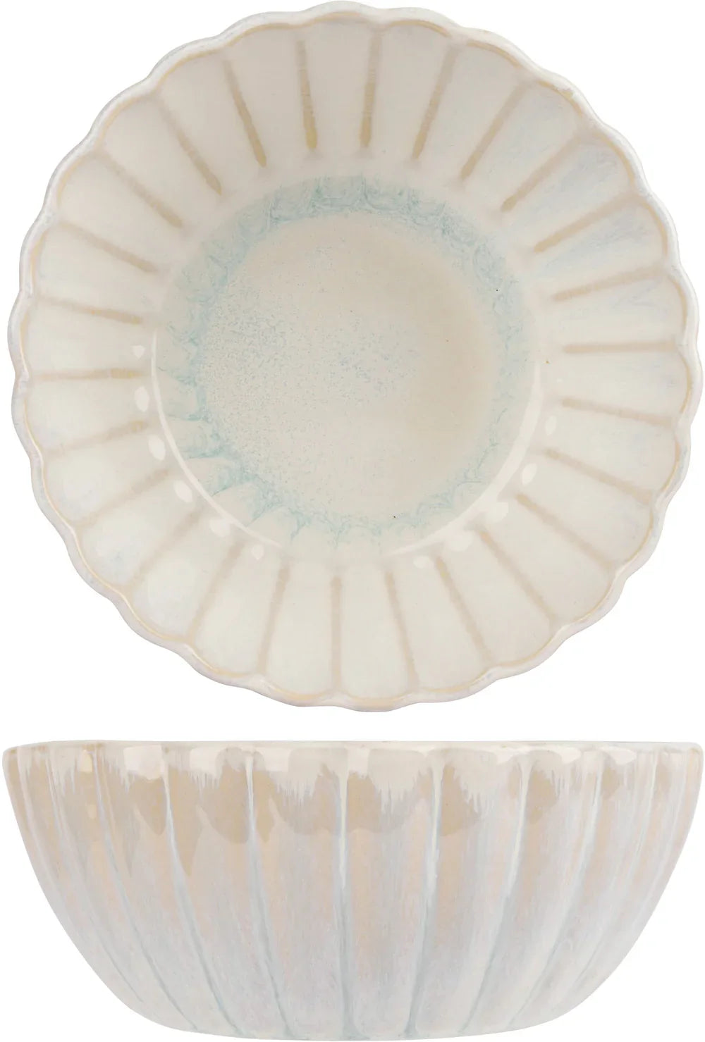 Cosy & Trendy - Astera Pure Serviesset 12-delig – Crèmekleurig Keramiek