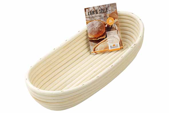 Laib & Seele Rijsmand Ovaal 30 × 14 × 6,5 cm – Riet