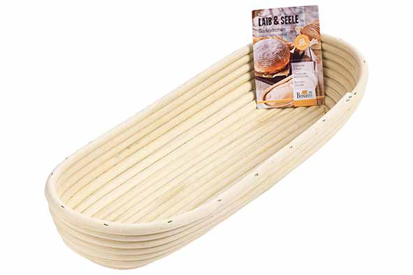 Laib & Seele Rijsmand Ovaal 43 × 15,5 × 6,5 cm – Riet