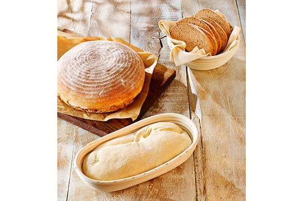 Laib & Seele Rijsmand Ovaal 43 × 15,5 × 6,5 cm – Riet