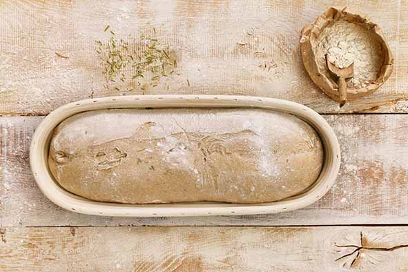 Laib & Seele Rijsmand Ovaal 43 × 15,5 × 6,5 cm – Riet