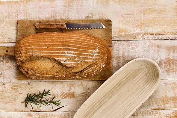 Laib & Seele Rijsmand Ovaal 43 × 15,5 × 6,5 cm – Riet