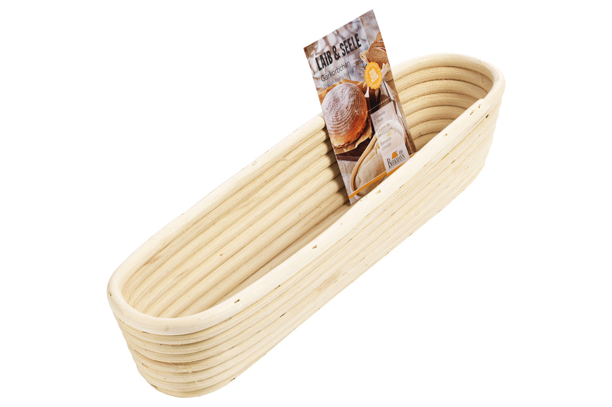 Laib & Seele Rijsmand Stockbrood 37 × 8,5 × 6,5 cm – Riet