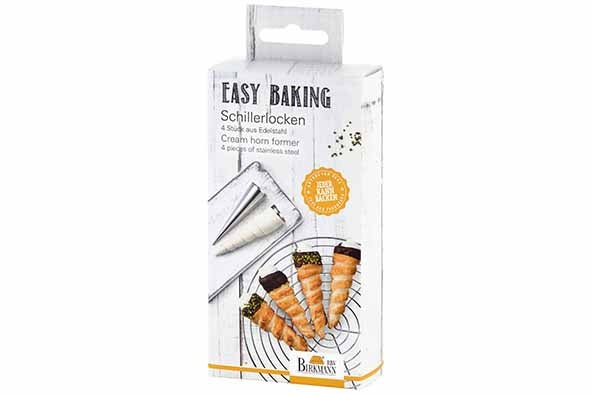 BIRKMANN - EASY BAKING FOAM ROLL SET4 CONE D3.5XL14CM