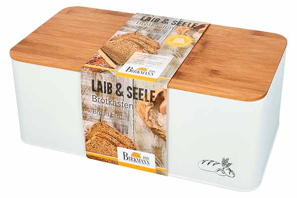 LAIB & SEELE BROODTROMMEL 33X18XH13CM BAMBOE DEKSEL