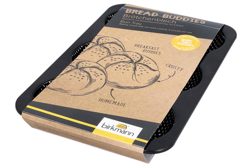 Birkmann Bread Buddies Bakplaat voor 6 Broodjes – Geperforeerd – Non-stick