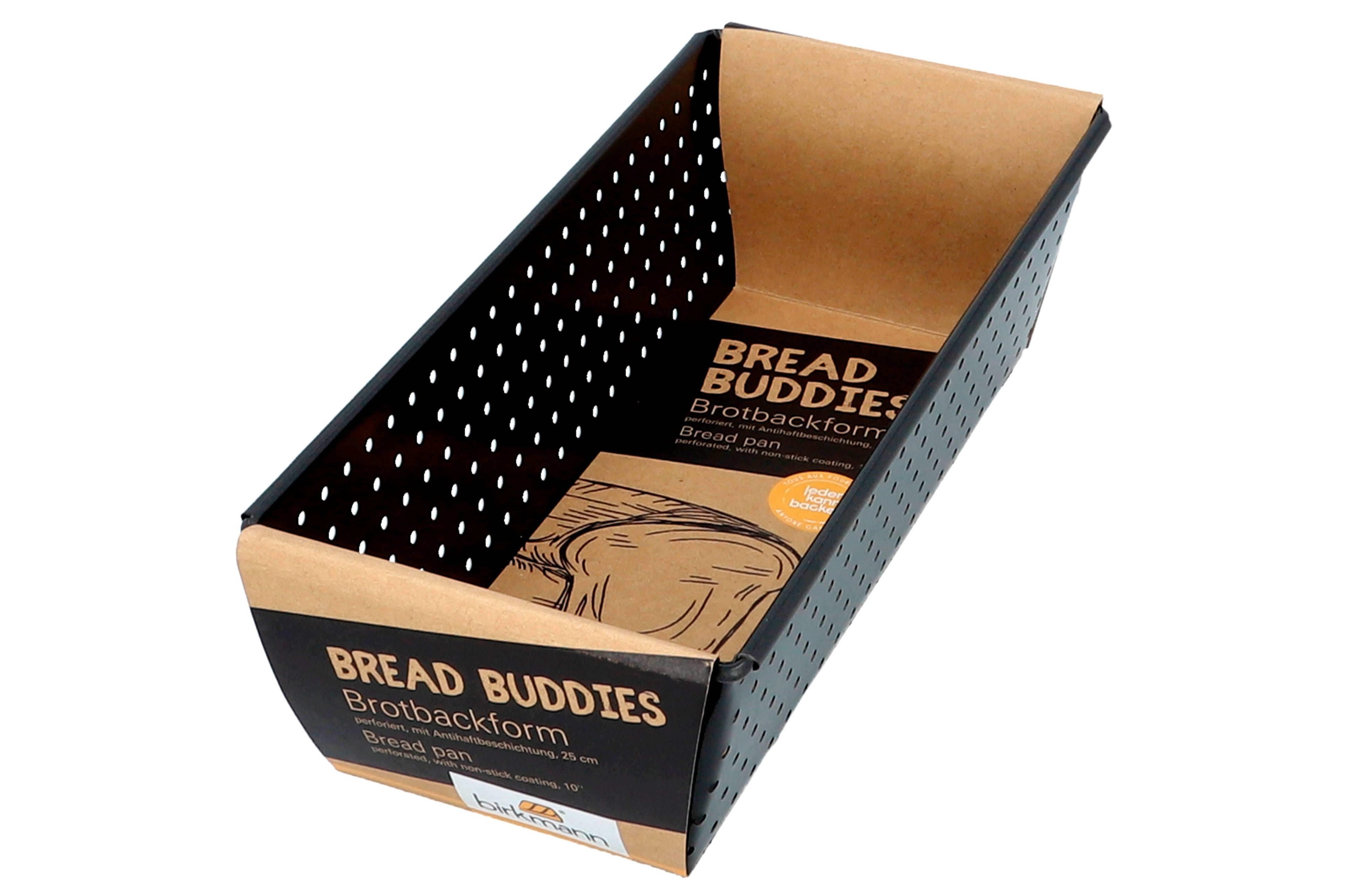Birkmann Bread Buddies Broodvorm 25 x 11,5 x 7,5 cm – Geperforeerd & Non-stick